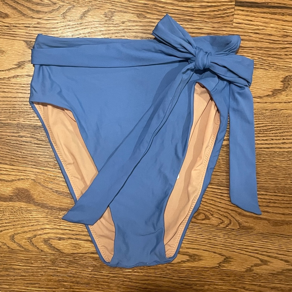JCREW | High-rise Belted Bikini Bottom | Size: XS | Cobalt Blue | New with tags